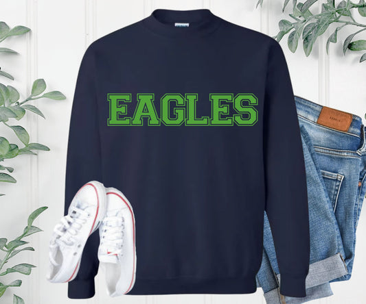 Spirit Mascot Varsity Puff T-Shirt / Sweatshirt